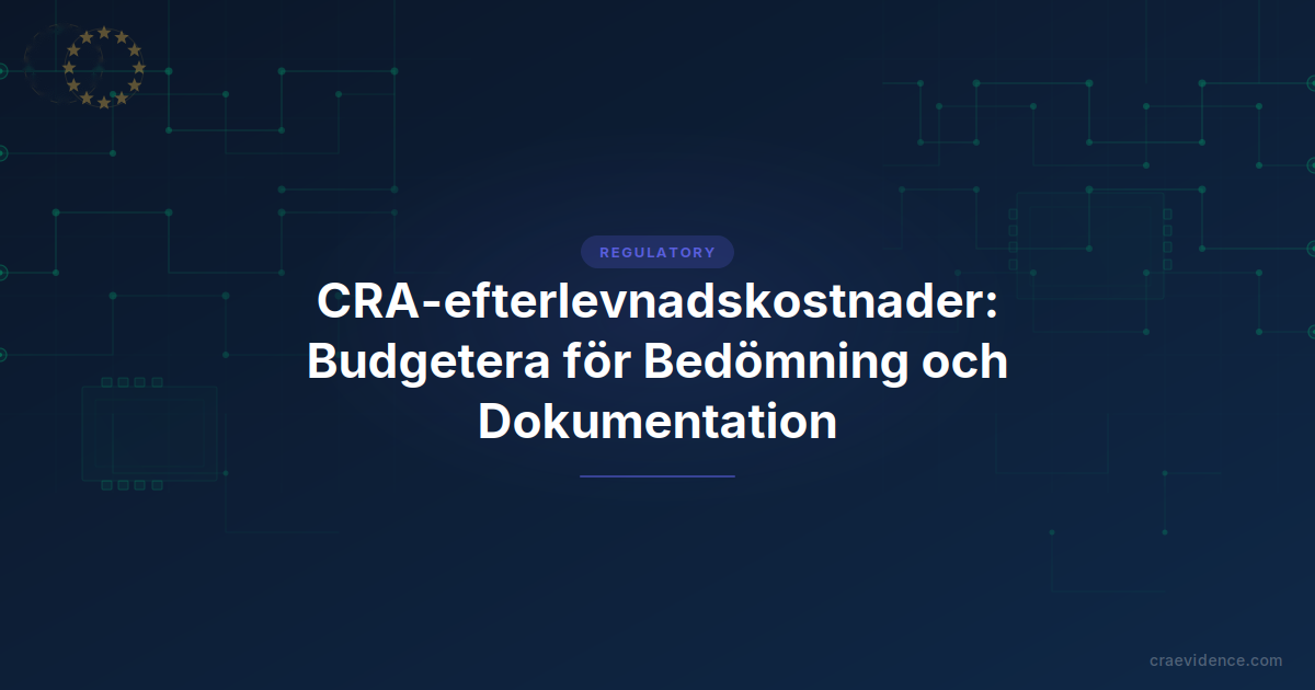 CRA-efterlevnadskostnader: så budgeterar du för efterlevnad