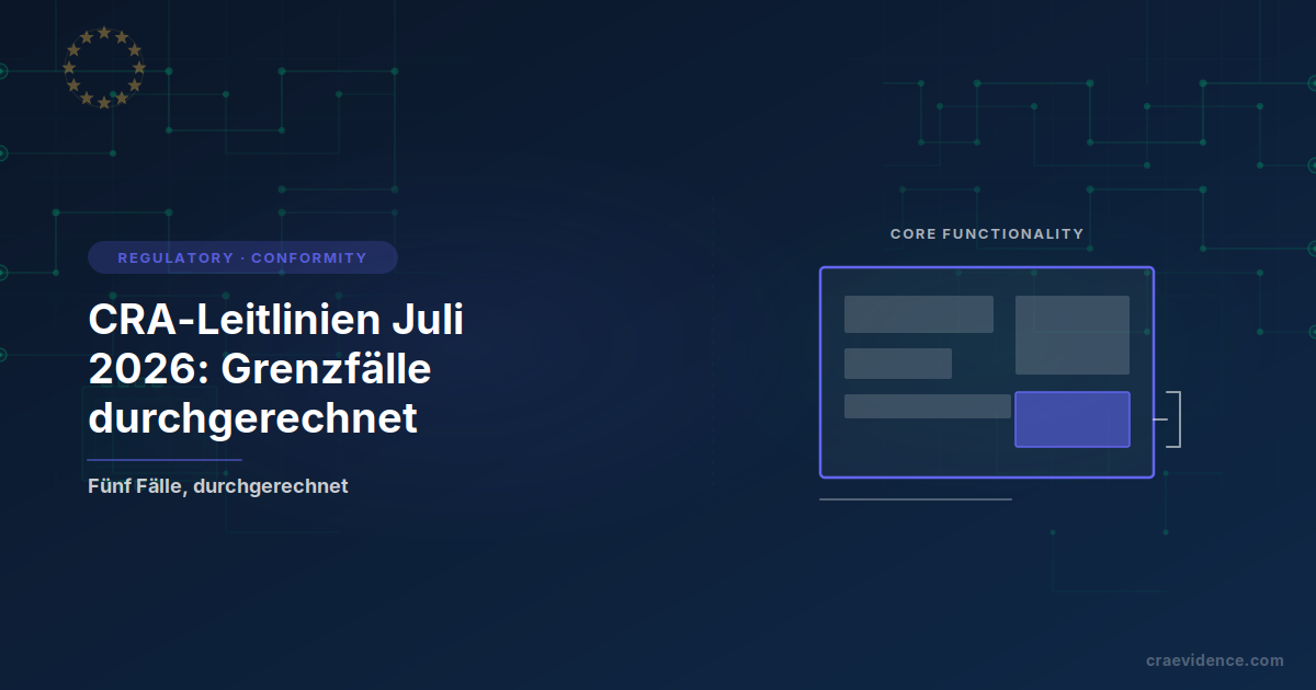 Blog-Vorschaukarte mit dem Titel 'Grenzfälle durchgerechnet' neben einer Illustration eines hervorgehobenen kleinen Bauteils innerhalb einer größeren Produktumrisslinie