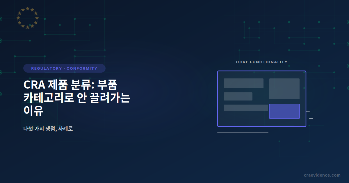 작은 규제 부품이 더 큰 제품 안에 들어 있는 그림과 함께 실린 블로그 미리보기 카드