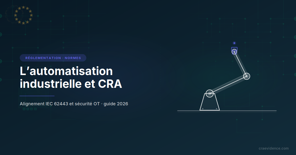 CRA pour l'automatisation industrielle : IEC 62443 et sécurité OT