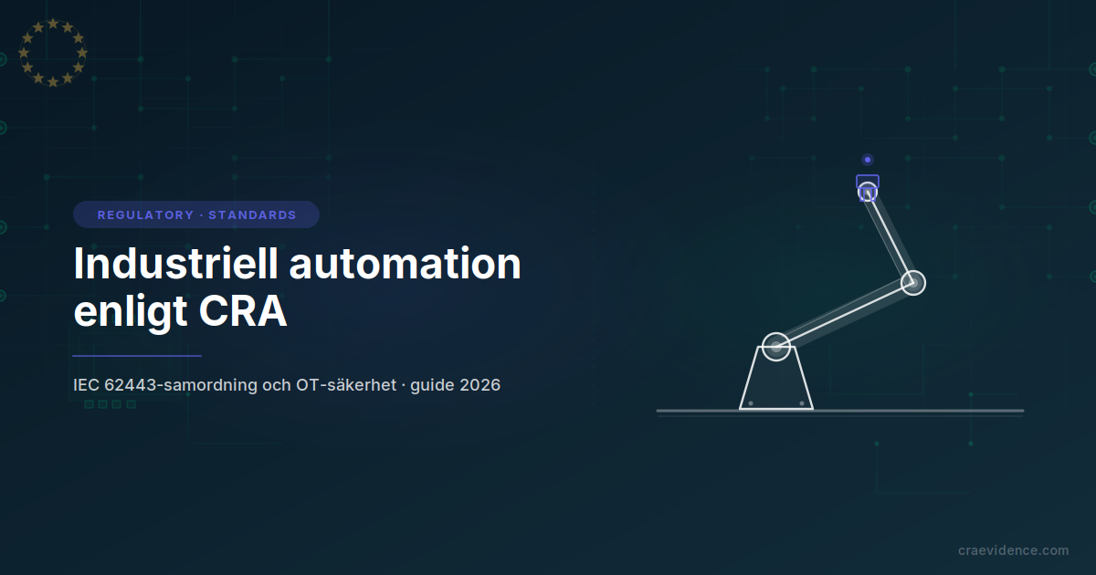 CRA-efterlevnad för industriell automation: IEC 62443-samordning och OT-säkerhetsguide
