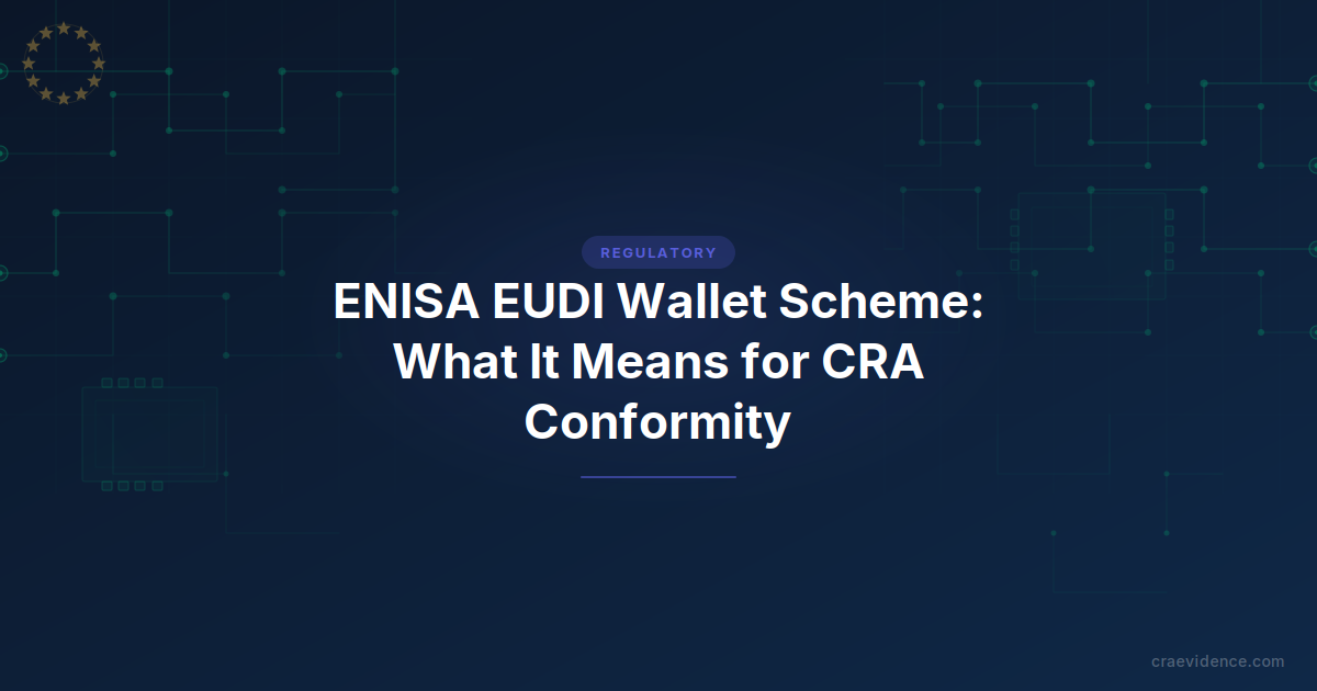 ENISA EUDI Wallet certification scheme and CRA conformity assessment