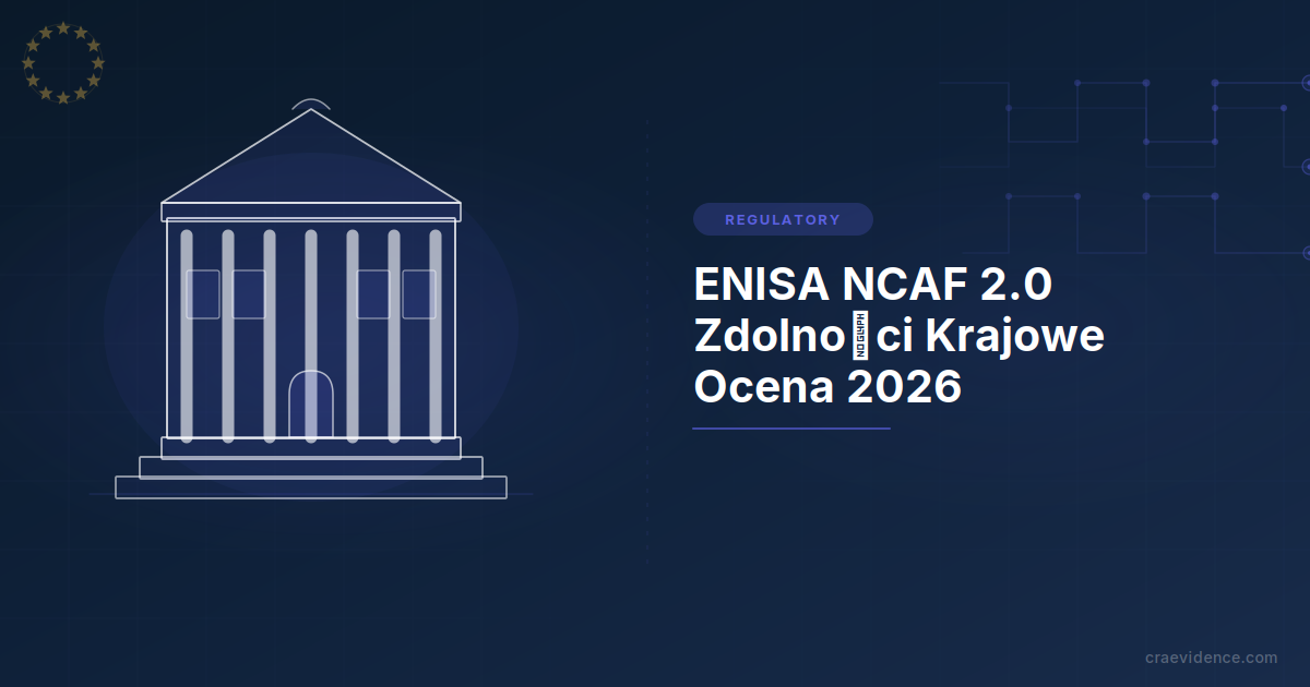 Diagram ram ENISA NCAF 2.0: 20 celów strategicznych w czterech klastrach, opublikowanych w kwietniu 2026 r.