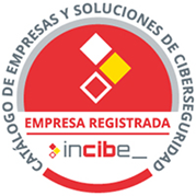 INCIBE cybersecurity catalogue registered company badge